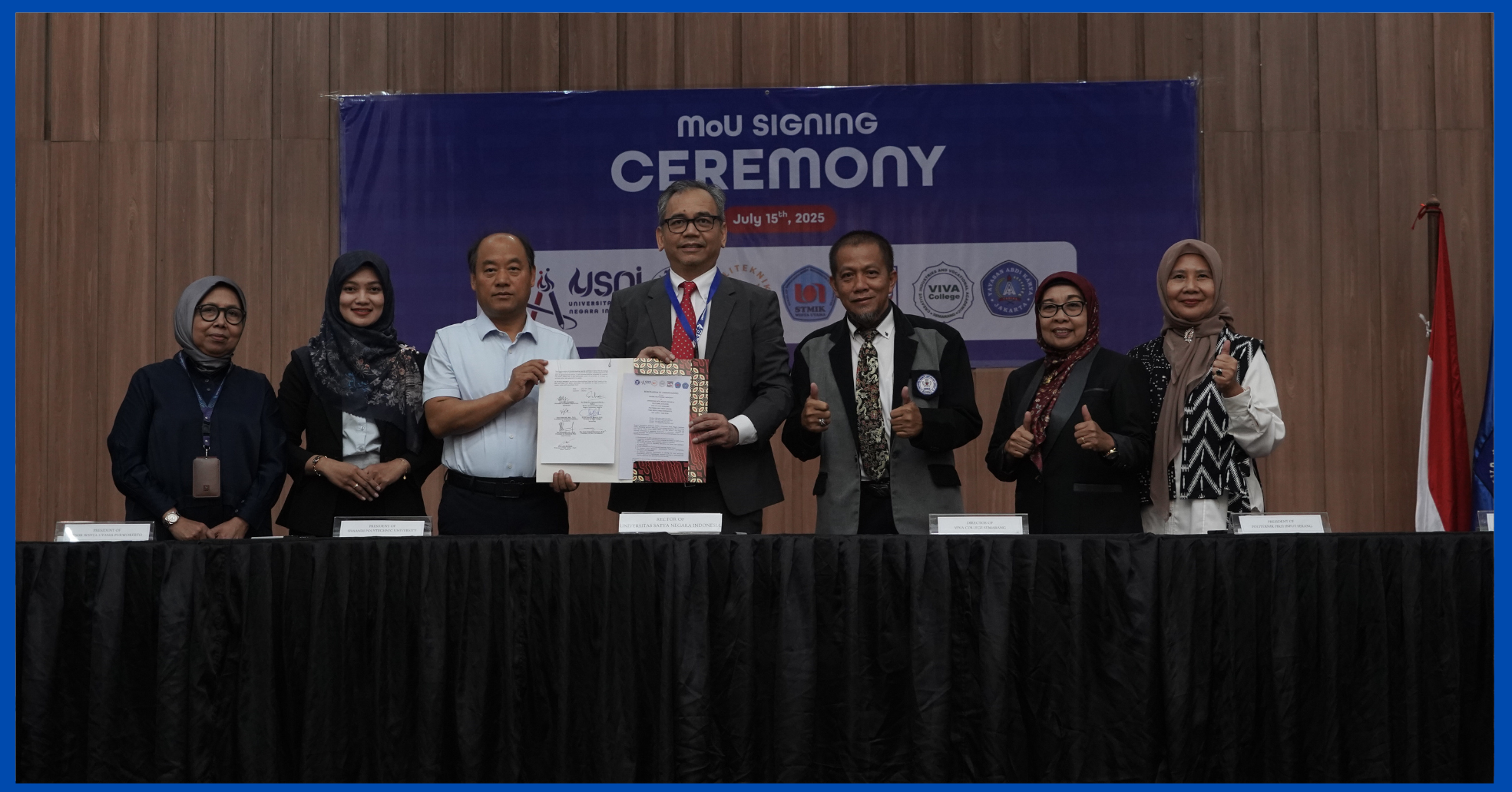 USNI Teken MoU dengan Shaanxi Polytechnic University dan 5 Institusi Pendidikan Nasional 